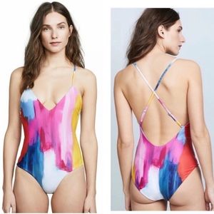 Mara Hoffman Emma swimsuit one piece multi dyed